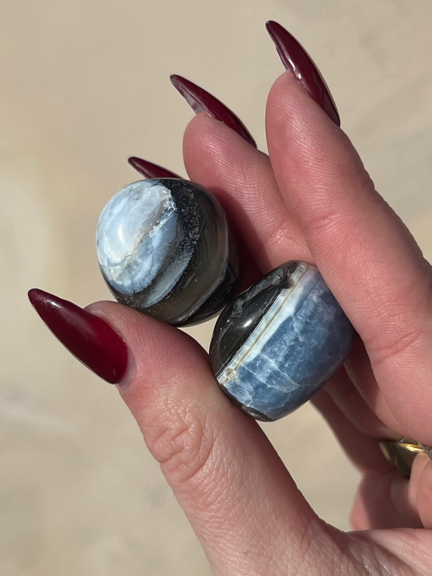 Blue Opal Tumbles